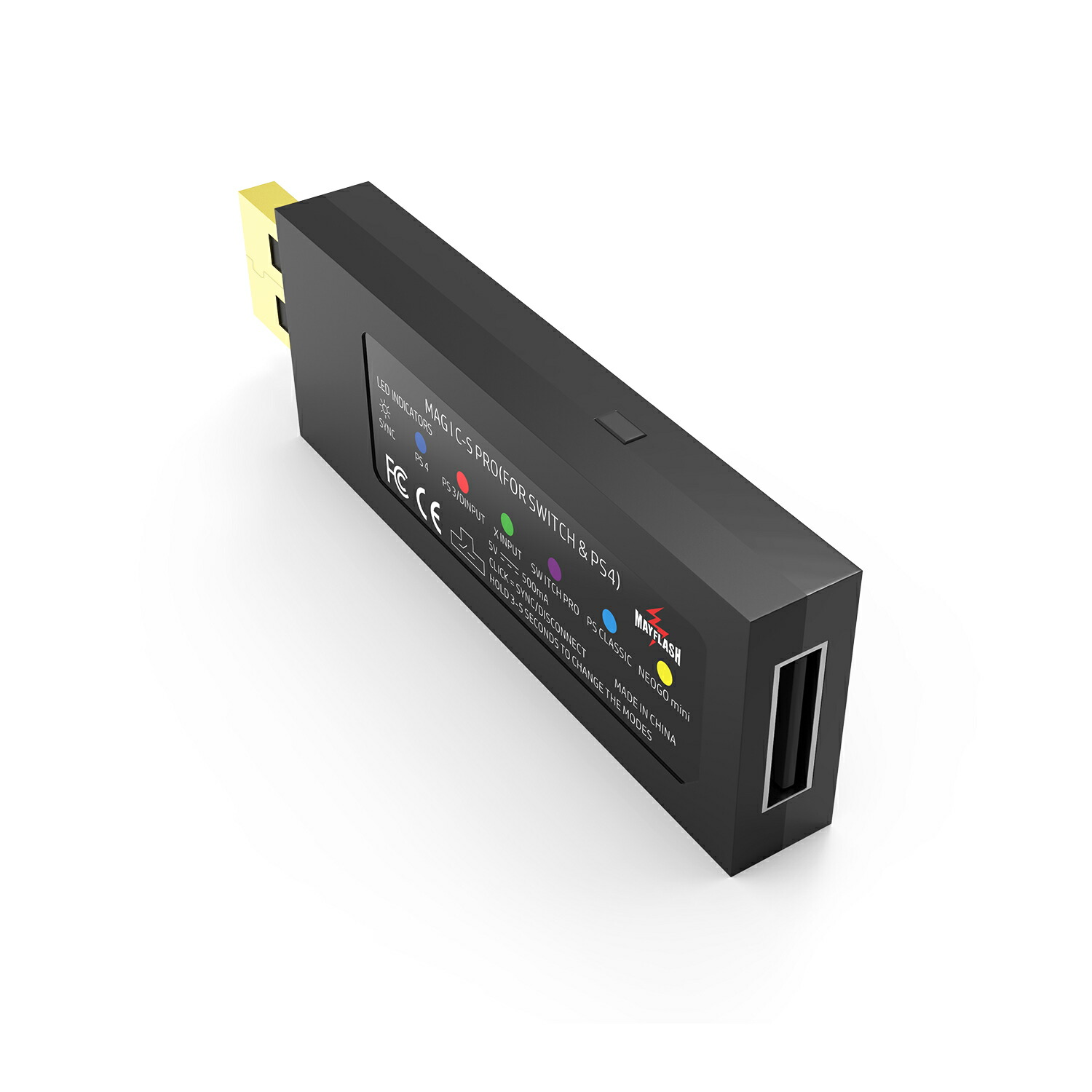 Adaptateur de manette sans fil Magic-NS pour PS4 PS3 Switch Xbox One Xbox  360 PC NeoGeo mini PS Classic